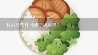 食品经营许可证办理流程？