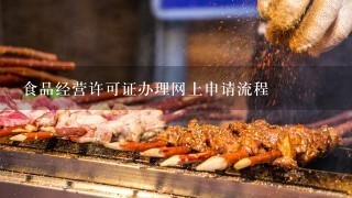 食品经营许可证办理网上申请流程