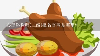 心理咨询师(三级)报名官网是哪里？