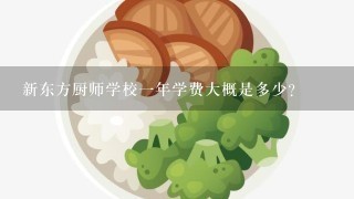 新东方厨师学校一年学费大概是多少？