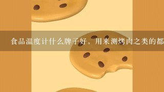 食品温度计什么牌子好，用来测烤肉之类的都可以，质量好且不要太贵的。