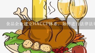 食品企业建立HACCP体系，如何进行法律法规，标准的识别?