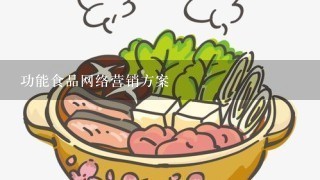 功能食品网络营销方案