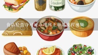 食品经营许可证办理网上申请流程视频